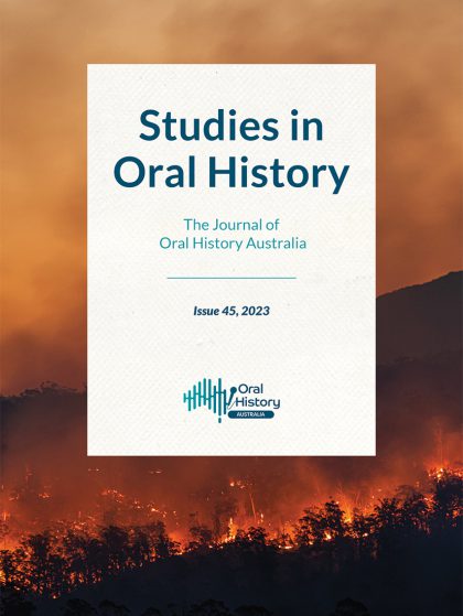 Studies in Oral History Issue 45